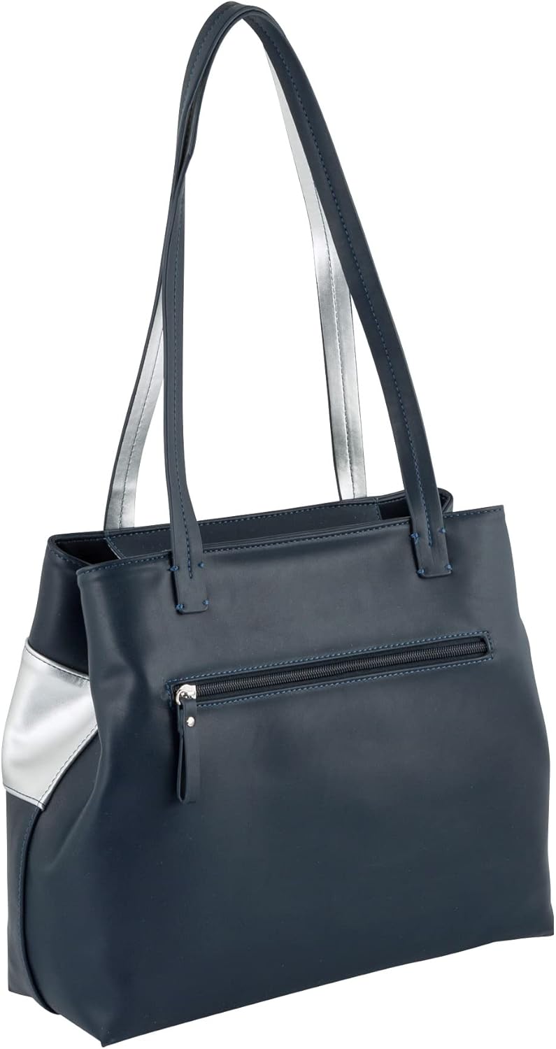 Tom Tailor and Denim Tom Tailor Bags Damen Renee Shopper XL, Mixed Blue