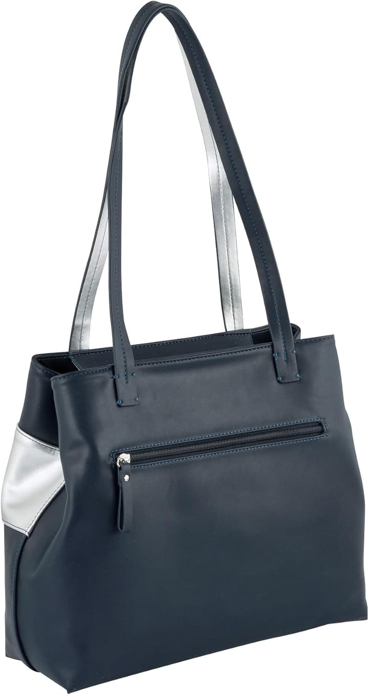 Tom Tailor and Denim Tom Tailor Bags Damen Renee Shopper XL, Mixed Blue