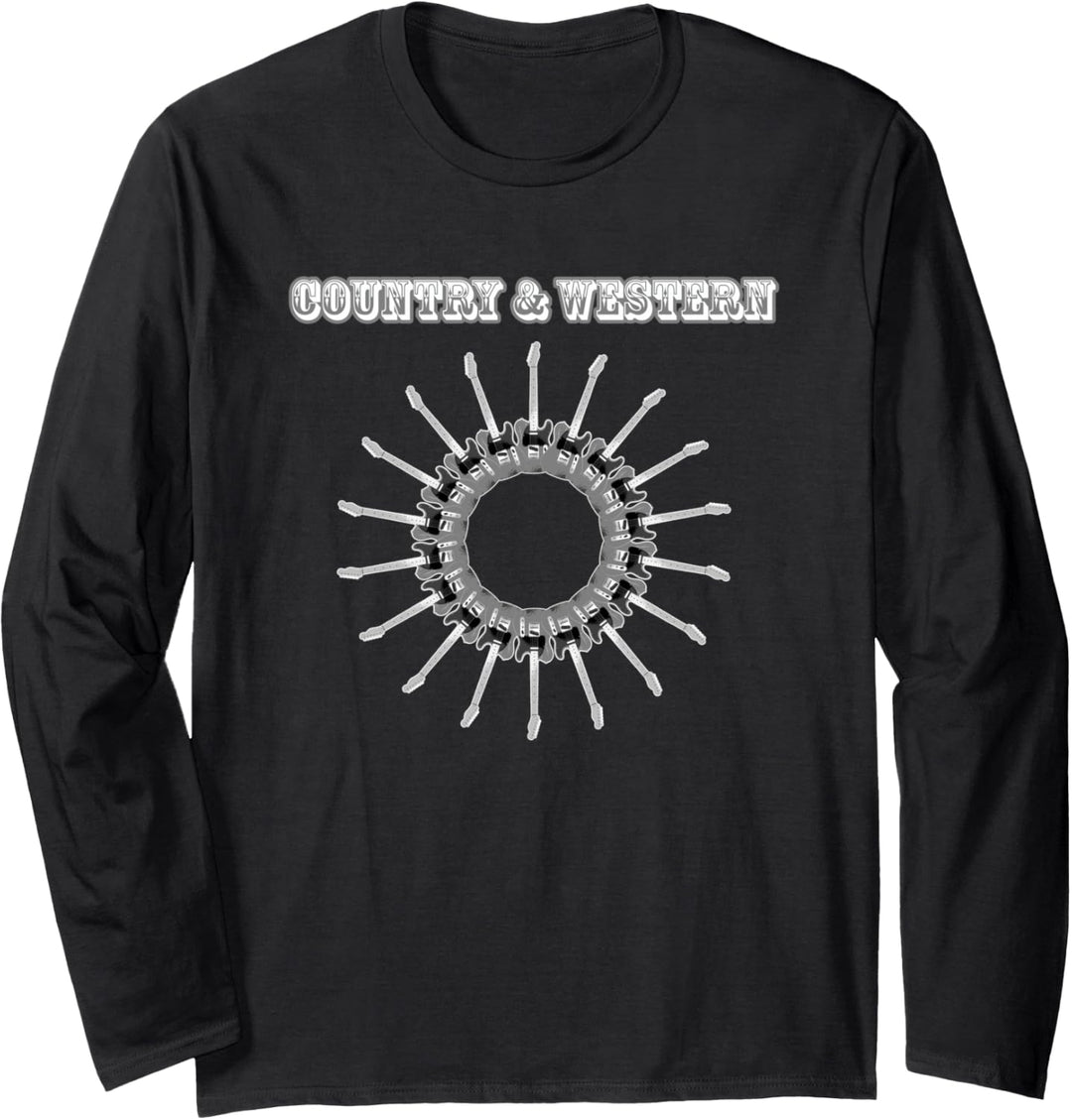 Country-Musik Nashville Tennessee USA Western-Musiker Cool Langarmshirt