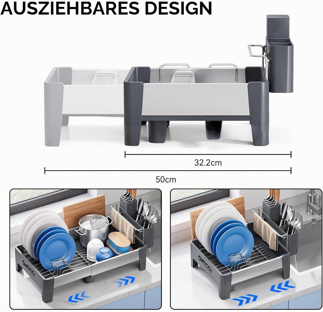 Urackify Abtropfgestell, Grau