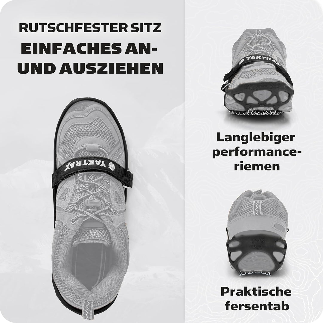 YAKTRAX Diamond d Grip Chains Heavy Duty Traktion Wandern Cleats, Durable TIG Welded Links, bietet T