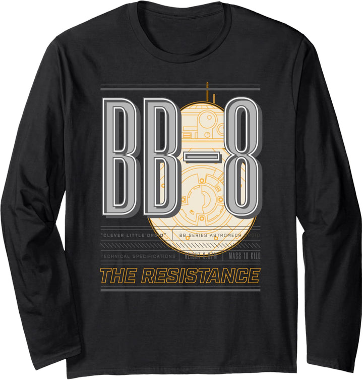 Star Wars The Rise of Skywalker BB-8 Resistance Langarmshirt