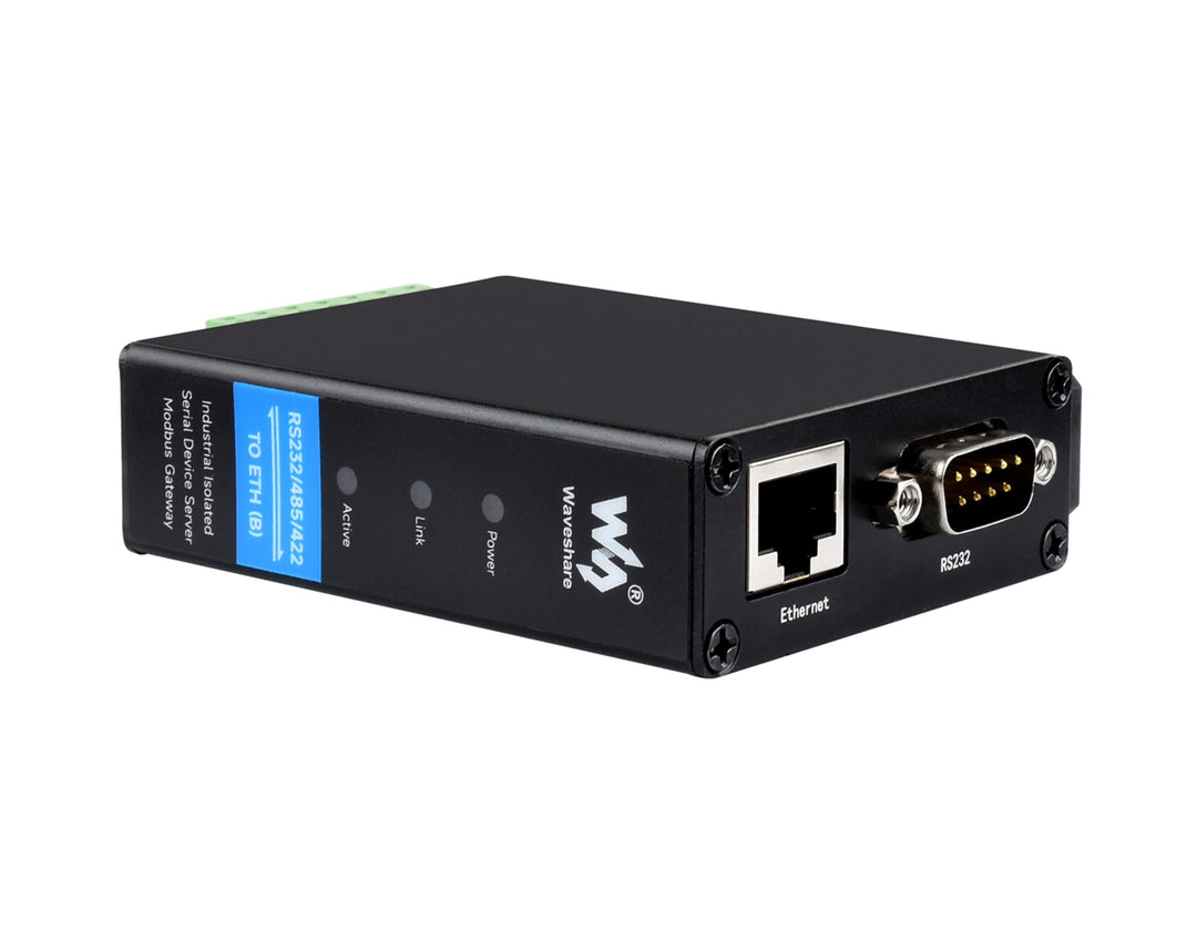 RS232/RS422/RS485 to RJ45 Ethernet Module, TCP/IP to Serial, Bi-Directional Transparent Data Transmi