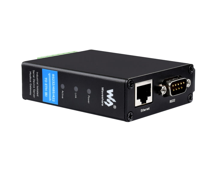 RS232/RS422/RS485 to RJ45 Ethernet Module, TCP/IP to Serial, Bi-Directional Transparent Data Transmi