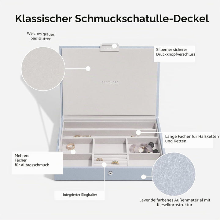 Stackers Lavendel Klassisch Schmuckschatulle -5
