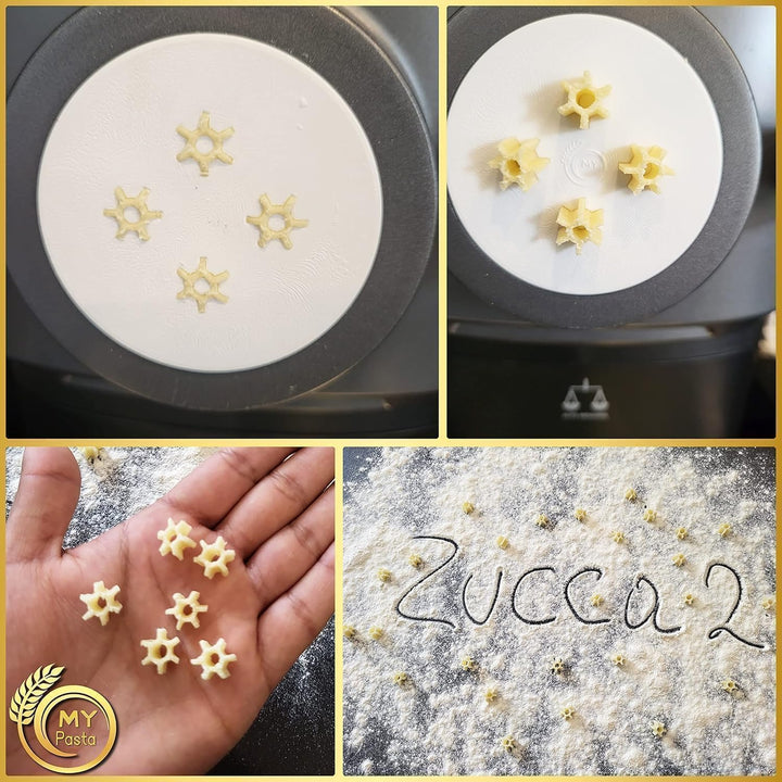 MY PASTA Zucca 2 Zubehör Für Pastamaker Pasta Disc Kompatibel Mit Philips Pasta Maker Avance Matrize