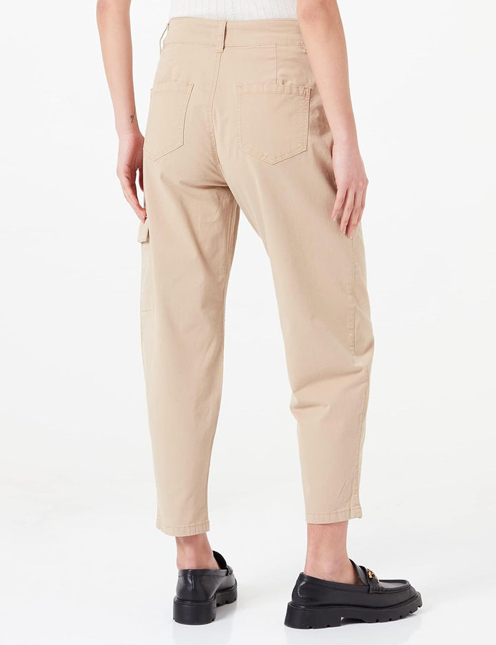 s.Oliver Damen Chino 7/8 Relaxed Fit 36 Brown, 36 Brown