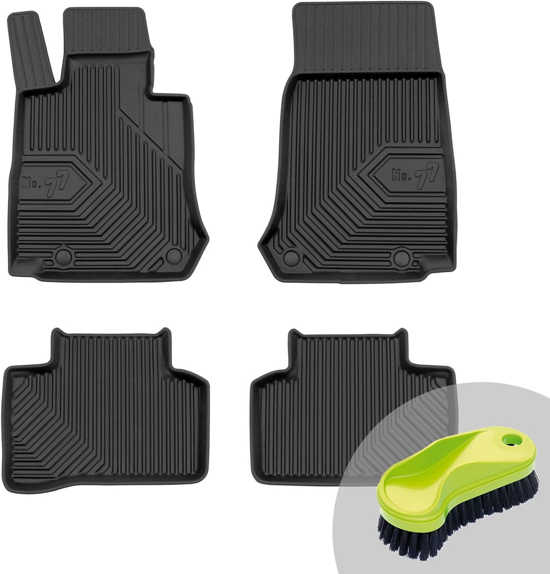 FROGUM No.77 Gummimatten Ganzjahresset von Auto Fussmatten Autofussmatten für Mercedes-Benz GLC X253