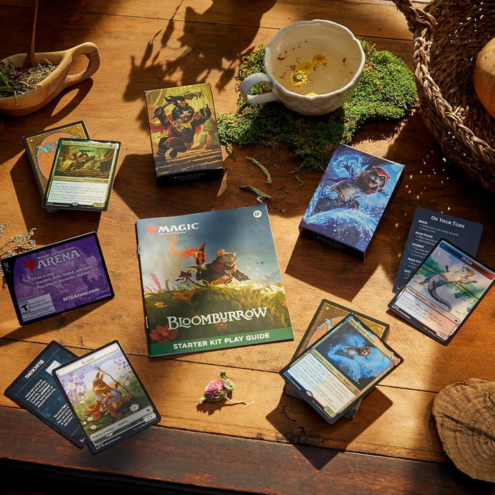 Magic: The Gathering Bloomburrow-Einsteigerpaket | Lerne Magic mit 2 Bloomburrow-Decks | Sammelkarte