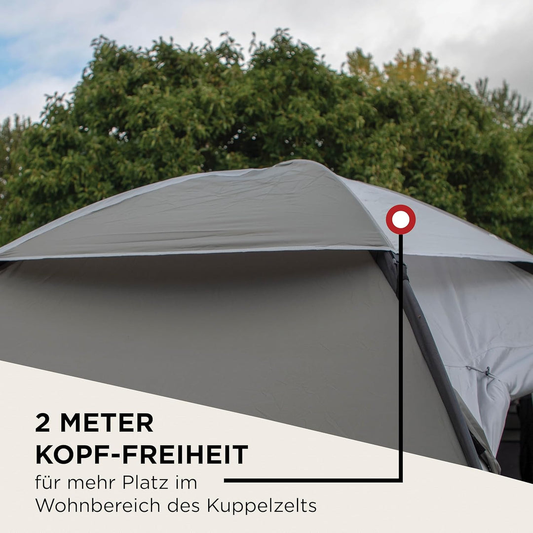 Coleman Waterfall 5 Deluxe Familienzelt, 5 Mann Zelt mit separatem Wohn und Schlafraum, einfach afzu