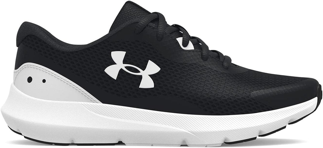 Under Armour Jungen Boys' Grade School Ua Surge 3 Running Shoes Visual Cushioning 36.5 EU Black Whit