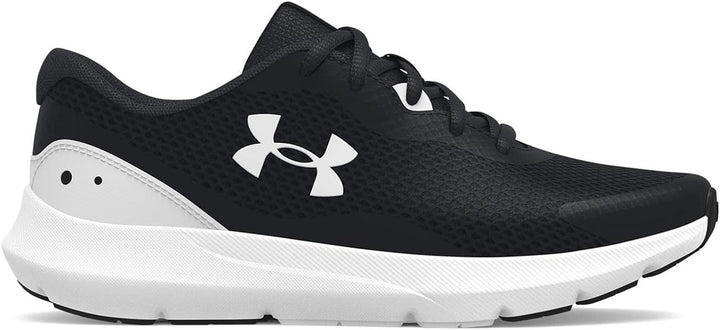 Under Armour Jungen Boys' Grade School Ua Surge 3 Running Shoes Visual Cushioning 36.5 EU Black Whit