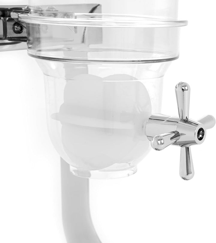 TECHNICA Mueslispender einzeln aus Edelstahl und Polycarbonat – 1 Behälter mit Portioniermechanismus