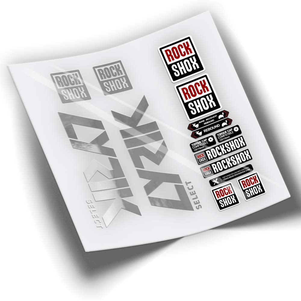 Ref: VP367 Aufkleber, kompatibel mit Rock-Shox LYRIK SELECT 2019-2022 MTB, Sticker, Aufkleber, Aufkl