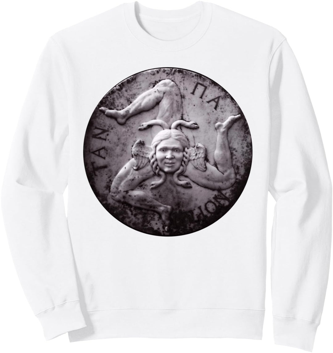 Sicilian Trinacria Italy Sicilia Pride Flag Trinacria Sweatshirt
