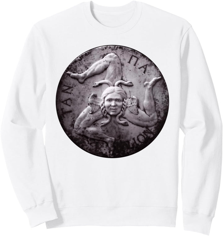 Sicilian Trinacria Italy Sicilia Pride Flag Trinacria Sweatshirt