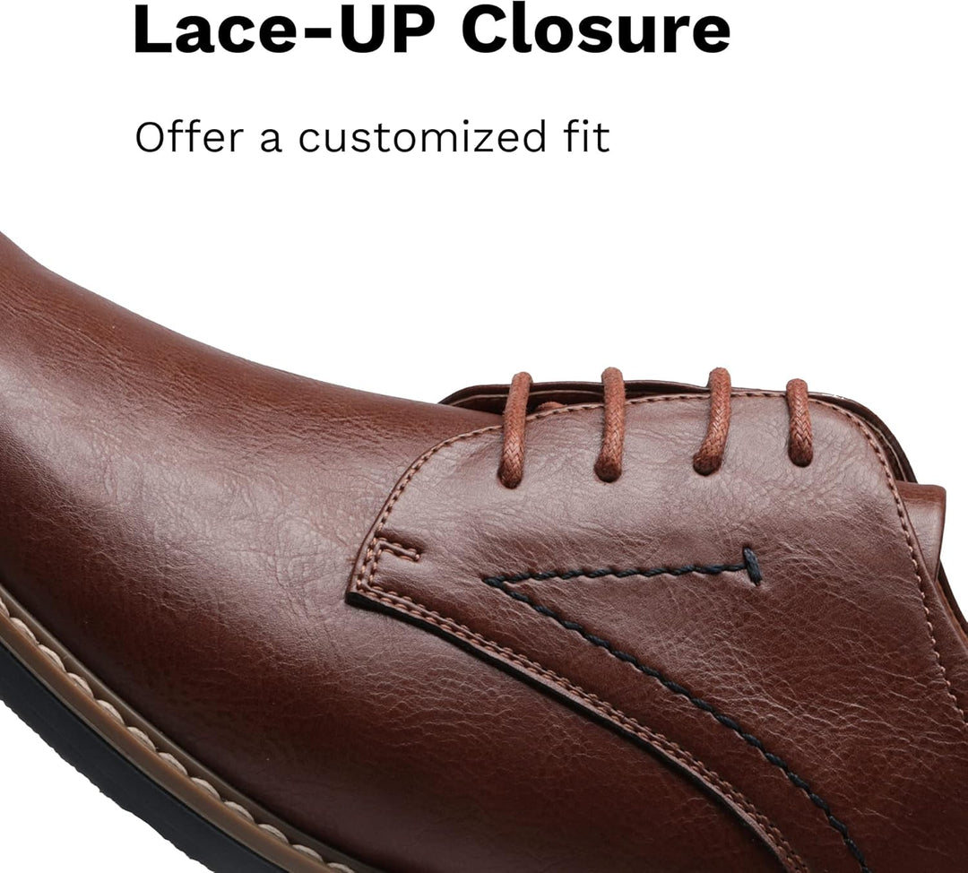 Bruno Marc Herren Anzugschuhe Klassischer Business Lederschuhe Schnürhalbschuhe Derby Oxfords Hochze