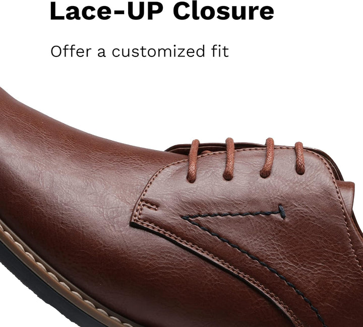 Bruno Marc Herren Anzugschuhe Klassischer Business Lederschuhe Schnürhalbschuhe Derby Oxfords Hochze