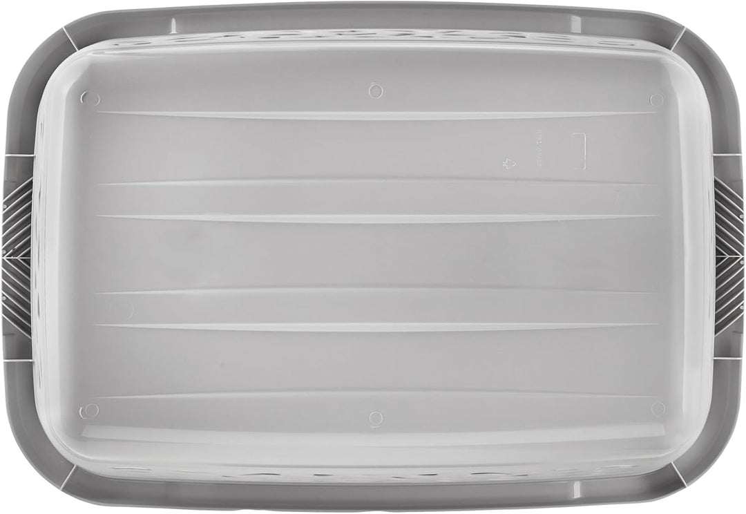 keeeper jost 2x Wäschekorb, Luftdurchlässiges Dekor, 52 l, Nordic Grey Nordic Grey 2x 52 L, Nordic G