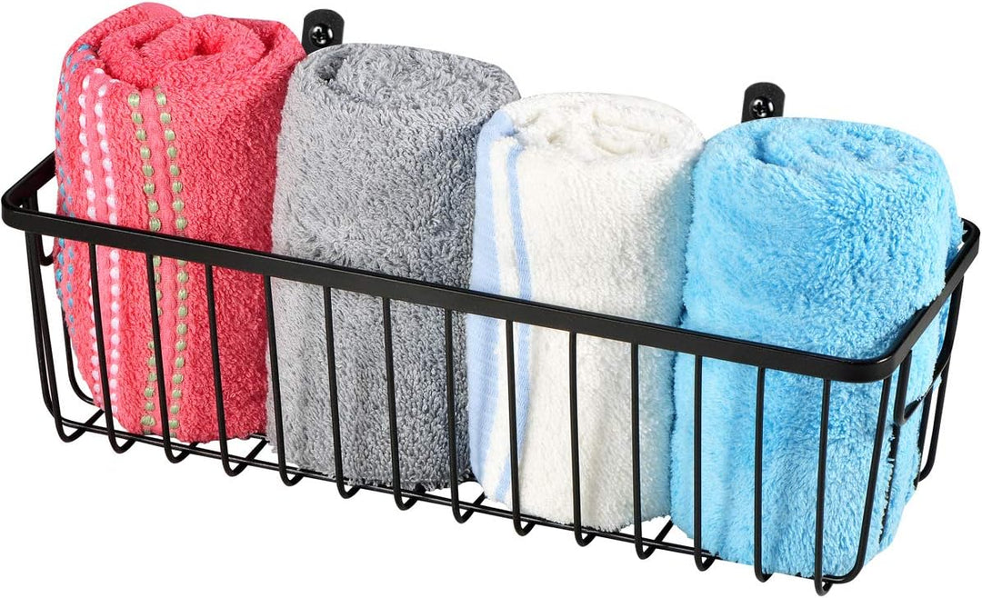 SheeChung Farmhouse Decor Badezimmer-Aufbewahrungskorb aus Metalldraht, für Schränke, Waschtische, S