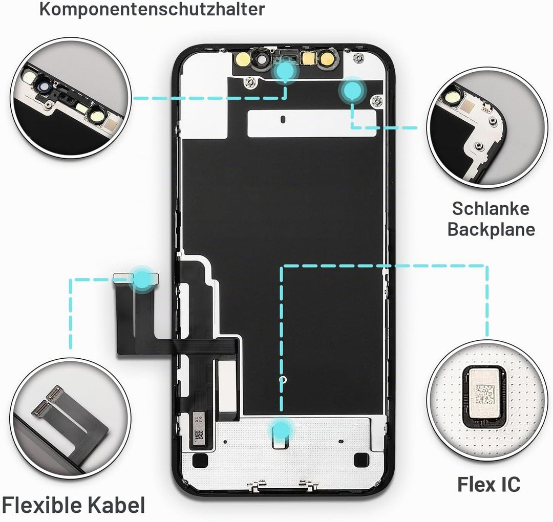 GOLDWANGWANG Display für iPhone 11 Bildschirm Ersatz 6,1 Zoll LCD Display 3D Touch Screen Digitizer