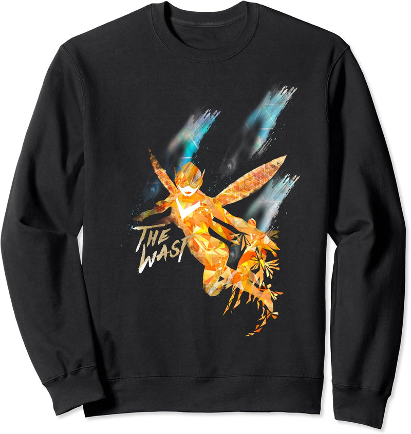 Marvel The Wasp Silhouette Watercolor Poster Sweatshirt
