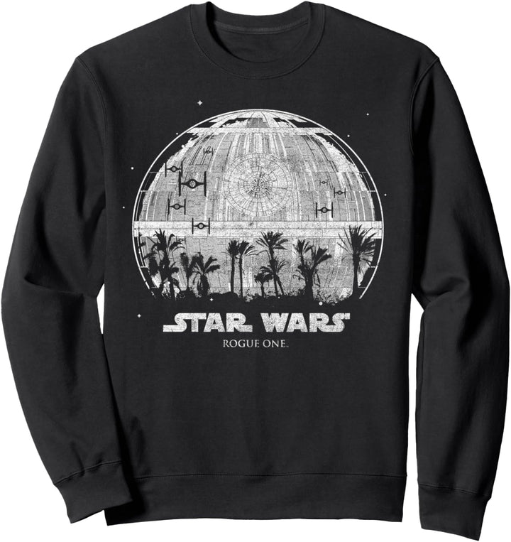 Star Wars Rogue One Palm Tree Death Star Sweatshirt