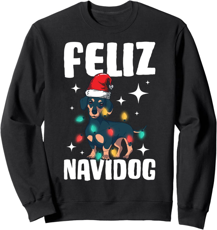 Dackel Feliz Navidog Sweatshirt