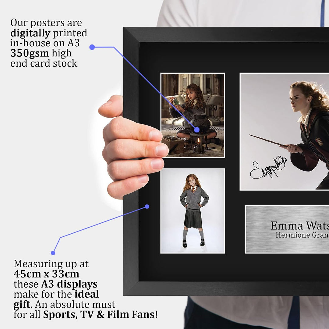 HWC Trading FR A3 Emma Watson Harry Potter Hermione Granger Geschenke Gedruckt, Signiert Autogramm B