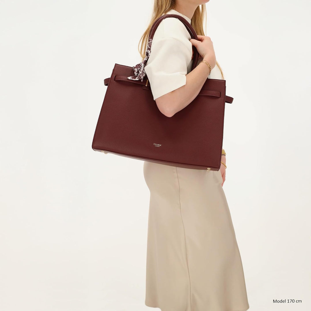 The Hamptons Laptoptasche 15.6 - Bürotasche Umhängetasche | Zoll, Business Tasche Damen Herren, Note