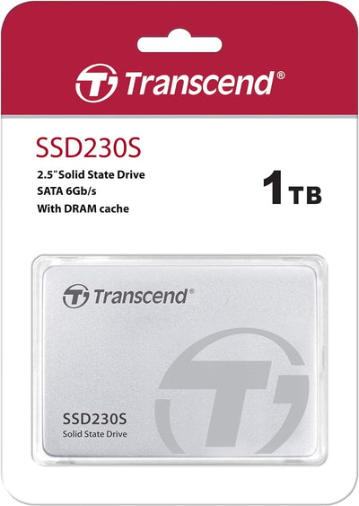 Transcend 1TB SATA III 6Gb/s interne 2.5” SSD (HDD) für Aufrüstung von Desktop-PCs, Laptops, Noteboo