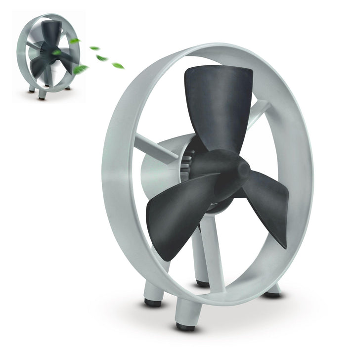 Ventilator für den Schreibtisch, Safe Blade zum Aufstellen, 3 Flügel aus weichem Gummi, Smart-Motor,