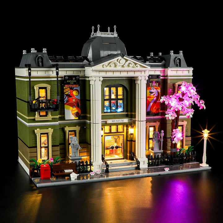 BRIKSMAX 10326 LED Licht für Naturhistorisches Museum - Kompatibel Mit Icons Bausteinen Modell - Ohn