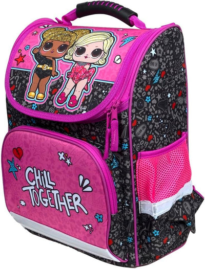 Familando LOL Surprise Schulranzen 1. Klasse für Mädchen · ergonomischer Tornister · LOL Schultasche
