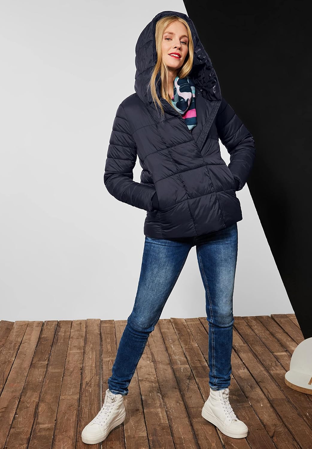 Street One Damen Winterjacke 38 Diving Blue, 38 Diving Blue