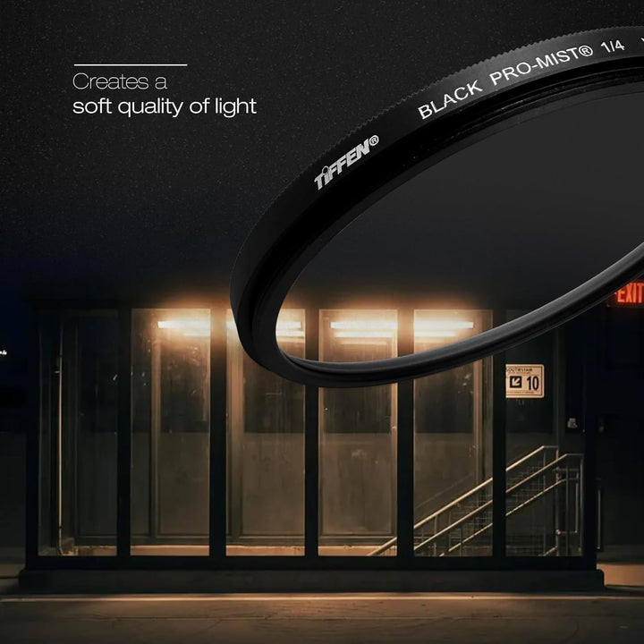 Tiffen Filter 49MM BLACK PRO-MIST 1/4 FILTER 49mm Single, 49mm Single