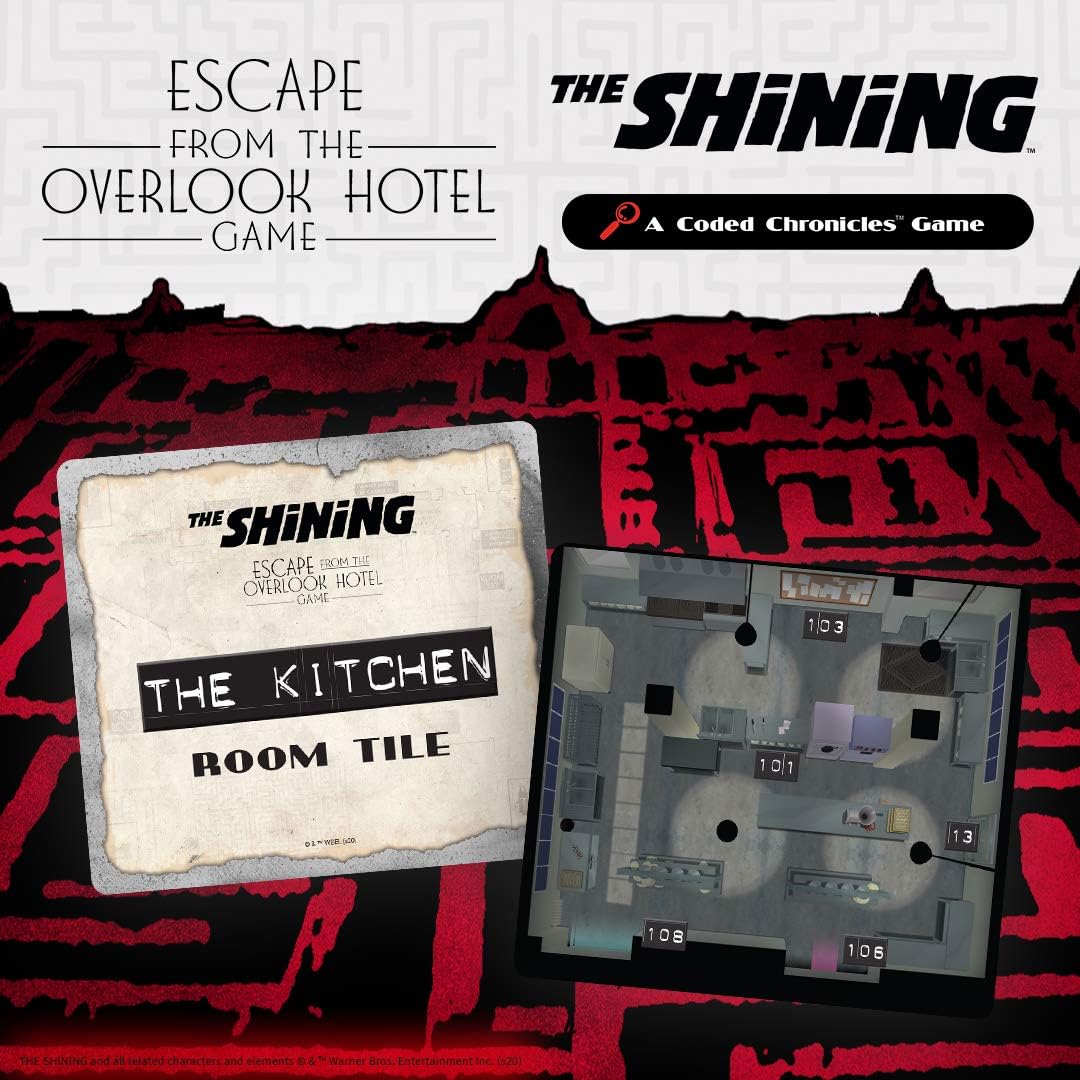USAopoly , Shining: Escape from The Overlook Hotel-A Coded Chronicles Game - Board Game, 1 + Players