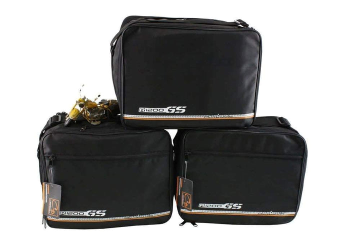 made4bikers Promotion-Bag: KomplettSet Innentaschen TopCase UND Koffer passend für BMW R1200GS-LC R1