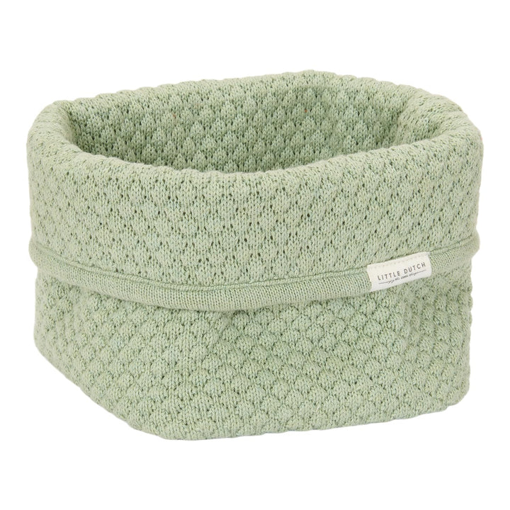 Little Dutch Wickeltischkörbchen Körbchen Korb Utensilo Organizer für den Wickeltisch Baby Strick kl
