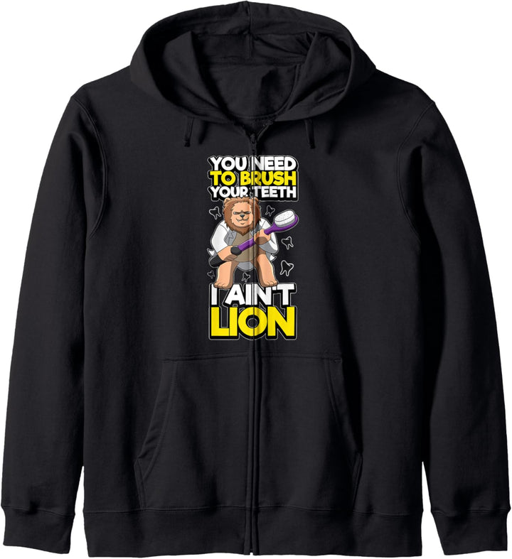 Zahnarzt Doktor Löwe - Du musst deine Zähne putzen Kapuzenjacke