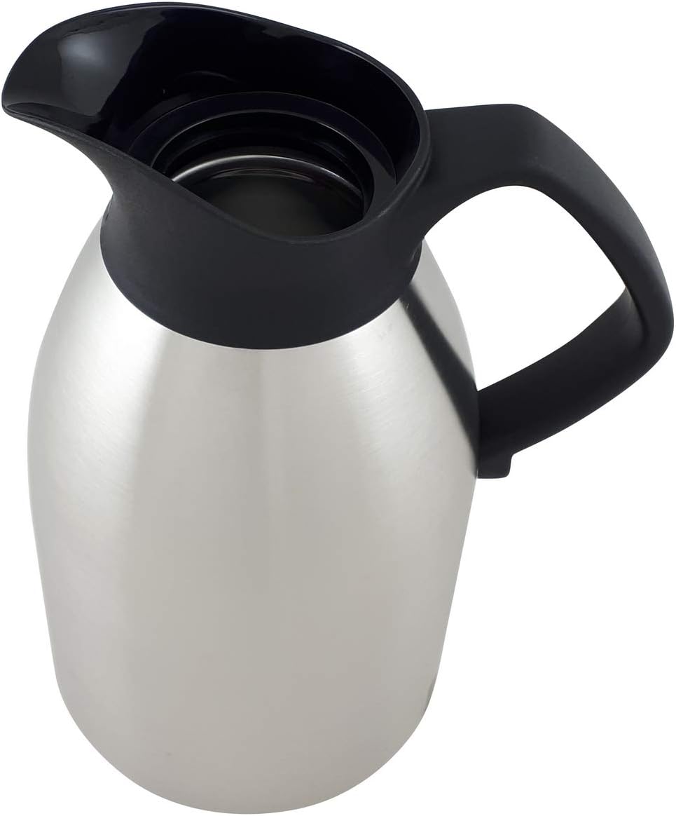 Helios Enduro Push Edelstahl-Isolierkanne, matt, 1,5 Liter, 1,5 Liter