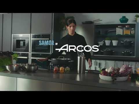 Arcos Serie Samoa Basic | Sarten Antiadherente 18 cm | Aluminio Forjado | Apta cualquier cocina | Ma