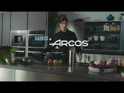 Arcos Serie Samoa | Antihaft-Wok 28 cm | Geschmiedetes Aluminium | Geeignet für jede Küche | Kalteff