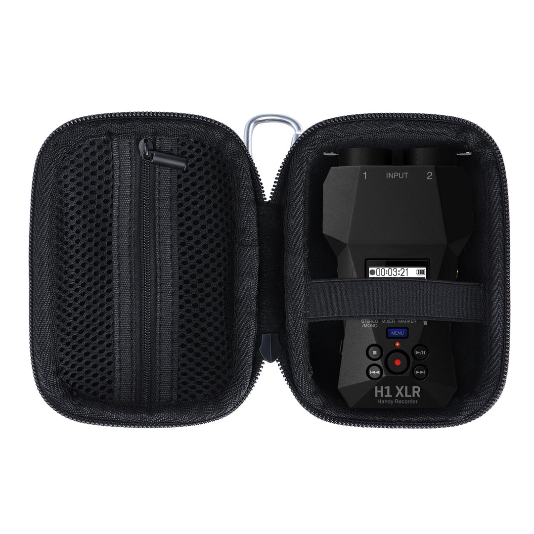 Hart Schutz Hülle Etui Tasche für Zoom H1 XLR Handy Recorder Schwarz Etui für H1 XLR, Schwarz Etui f