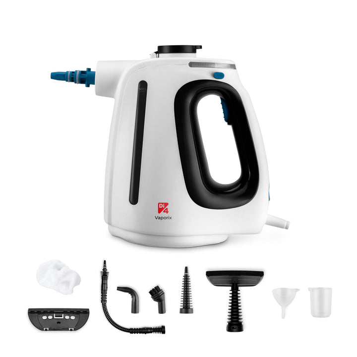 Di4 Vaporix Hand-Dampfreiniger 1350W, Kontinuierlicher Dampf 32 g/min, Aufheizung 30s, 16 Min Dampf,