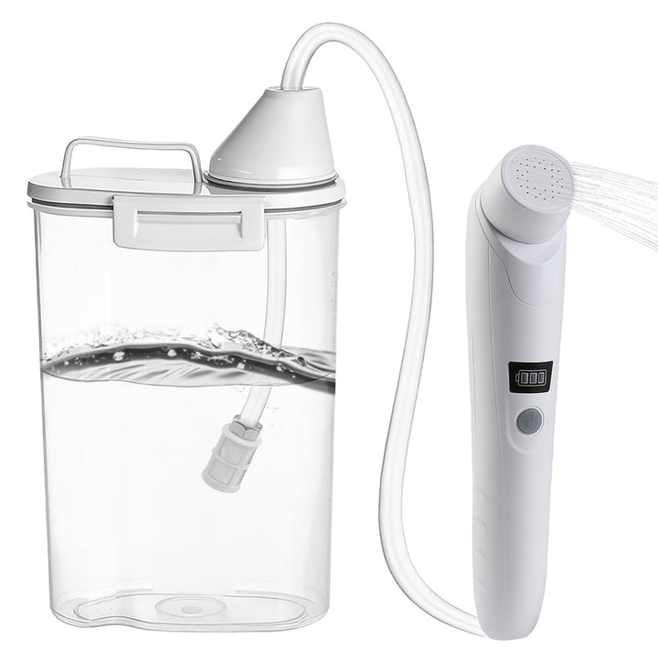 Elektrisches Bidet, 2.5l Portable Bidet Mit Wassertank, Schlauch Mit Anschlussstück, Ipx6 Wasserdich