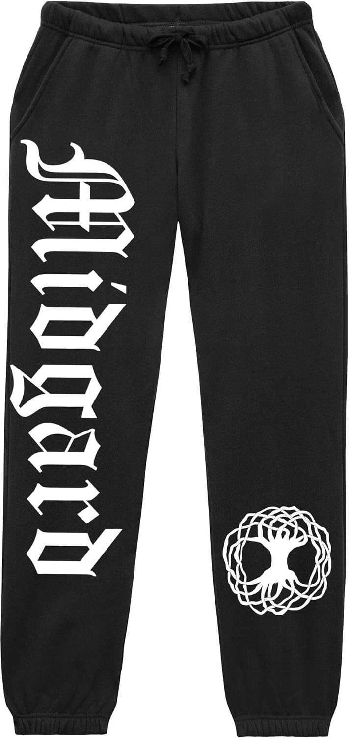 Uglyshirt89 Midgard Männer u. Herren Jogginghose | Odin Thor Wikinger Valhalla Hose S Schwarz, S Sch