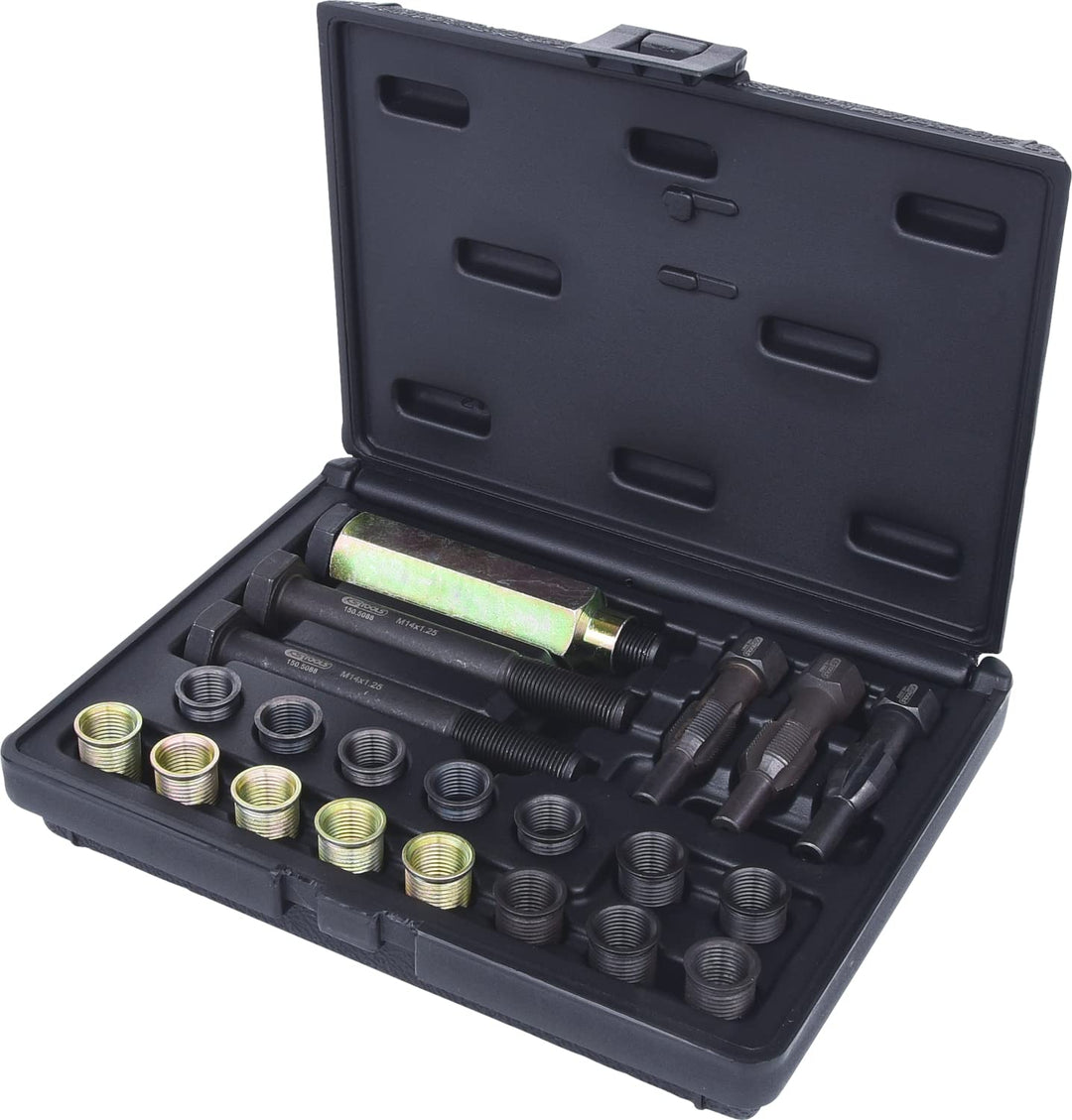KS Tools 150.5080 THREADfix Reparatur-Satz M14x1,25 f.Zündkerzen,21-tlg.