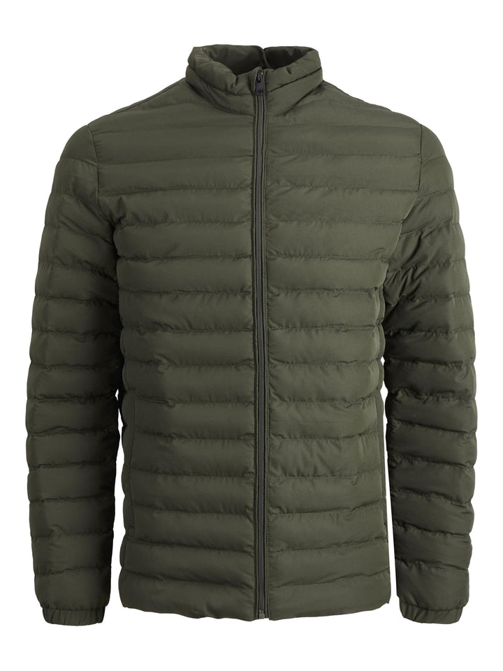 JACK & JONES Herren Leichte Steppjacke | Basic Übergangsjacke Wattiert | Blouson ohne Kapuze JJERECY