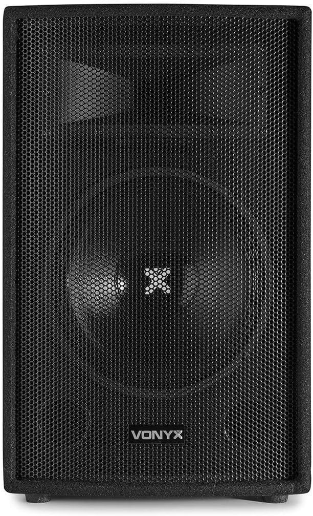 Vonyx PA Lautsprecher Set, Passive Musikboxen, DJ Equipment, 1700 Watt 2X Subwoofer, 2X Topteile, 2X